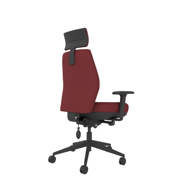 Solo Medium Back Large Seat Chair with Headrest
